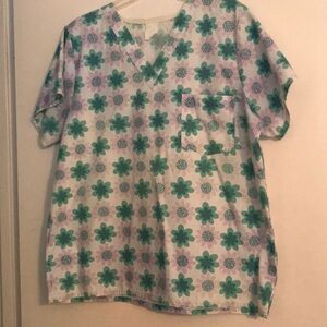 Woman’s scrub uniform top